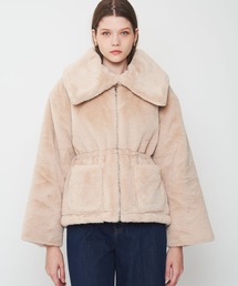 ME COUTURE（ミークチュール）の「エコファーリバーシブルパファーコート（ブルゾン）」