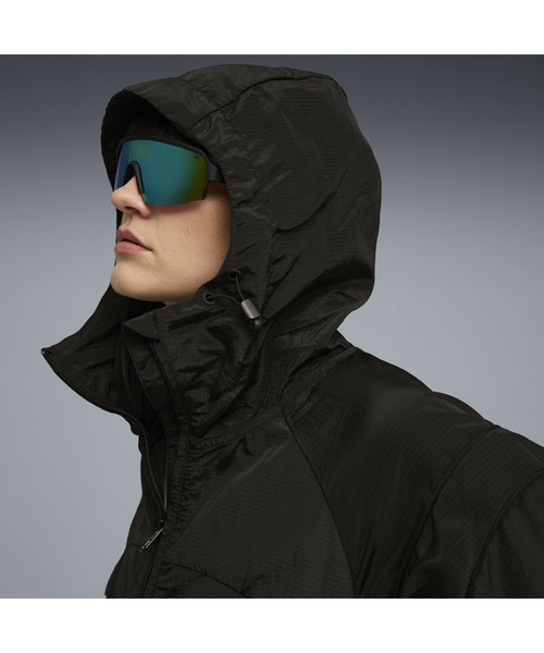 PUMA（プーマ）の「PUMA プーマ ユニセックス セラレーター リップストップ フーデッド ジャケット（ブルゾン・メンズ・ブラック/ブロンズ/ネイビー・X-SMALL/X-LARGE/SMALL/MEDIUM/LARGE）」の16枚目の写真