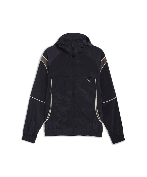 PUMA（プーマ）の「PUMA プーマ ユニセックス セラレーター リップストップ フーデッド ジャケット（ブルゾン・メンズ・ブラック/ブロンズ/ネイビー・X-SMALL/X-LARGE/SMALL/MEDIUM/LARGE）」の8枚目の写真