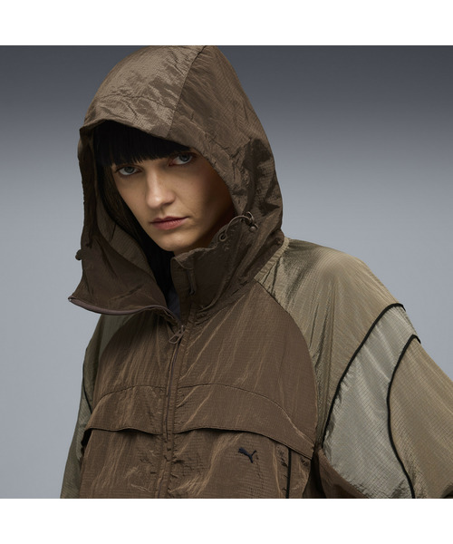 PUMA（プーマ）の「PUMA プーマ ユニセックス セラレーター リップストップ フーデッド ジャケット（ブルゾン・メンズ・ブラック/ブロンズ/ネイビー・X-SMALL/X-LARGE/SMALL/MEDIUM/LARGE）」の10枚目の写真