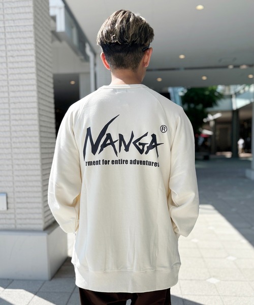 NANGA×GrandPARK/ナンガ×グランドパーク別注バックプリントスウェット
