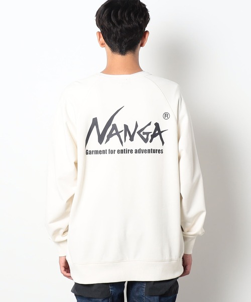 NANGA(ナンガ)の「NANGA×GrandPARK/ナンガ×グランドパーク別注バックプリントスウェット(Tシャツ/カットソー・メンズ・ブラック/ホワイト/グレー・MEDIUM/SMALL/LARGE)」の6枚目の写真