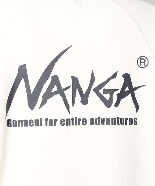 NANGA(ナンガ)の「NANGA×GrandPARK/ナンガ×グランドパーク別注バックプリントスウェット(Tシャツ/カットソー・メンズ・ブラック/ホワイト/グレー・MEDIUM/SMALL/LARGE)」の11枚目の写真