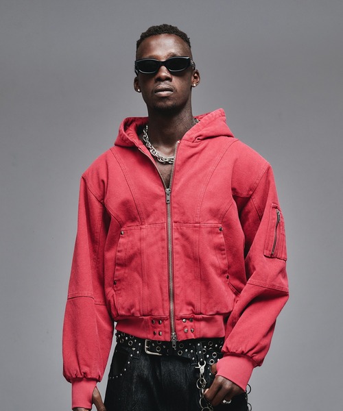 ANDER HUNK ショートダックフードジャケット　L ANDER HUNK（アンダーハンク）の「Short Duck Hood Jacket