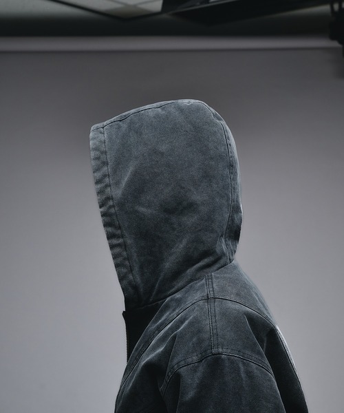 ANDER HUNK(アンダーハンク)の「Duck Hood Jacket / ダックフードジャケット(ブルゾン・メンズ・ブラウン/ワインレッド/ブラック・SMALL/LARGE/MEDIUM)」の22枚目の写真