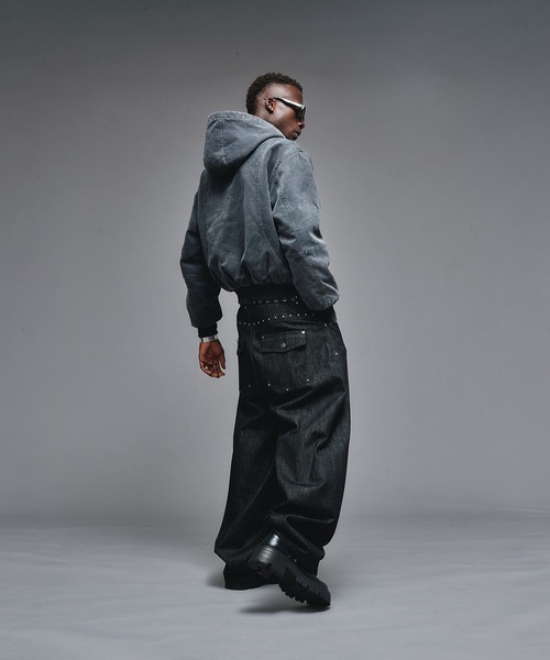 ANDER HUNK ショートダックフードジャケット　L ANDER HUNK（アンダーハンク）の「Short Duck Hood Jacket
