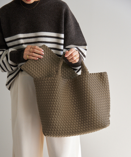 IENA(イエナ)の「《追加2》NAGHEDI/ナゲディ St Barths medium Tote トートバッグ SN03013LD(トートバッグ・レディース・ベージュ・FREE)」の3枚目の写真