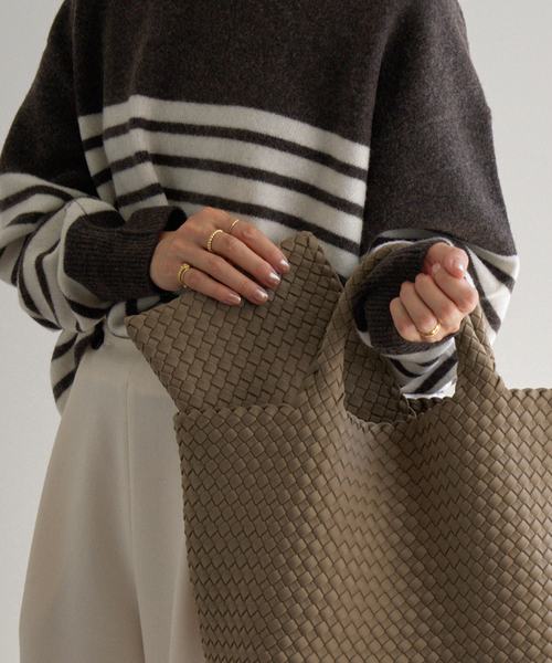 IENA(イエナ)の「《追加2》NAGHEDI/ナゲディ St Barths medium Tote トートバッグ SN03013LD(トートバッグ・レディース・ベージュ・FREE)」の4枚目の写真