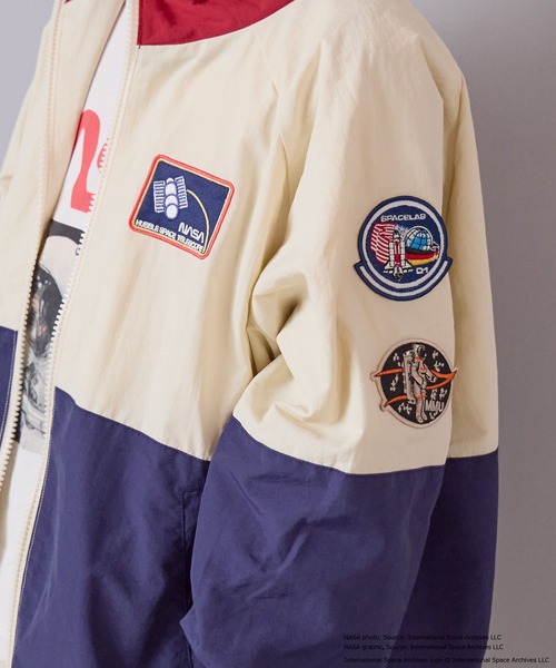 LOWRYS FARM(ローリーズファーム)の「NASAナイロンブルゾン 593057(ブルゾン・キッズ・アイボリー/ブラック・110cm/150cm/130cm)」の9枚目の写真