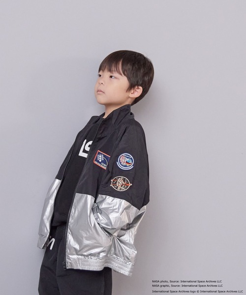LOWRYS FARM(ローリーズファーム)の「NASAナイロンブルゾン 593057(ブルゾン・キッズ・アイボリー/ブラック・110cm/150cm/130cm)」の17枚目の写真