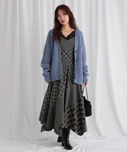 mysty woman（ミスティウーマン）の「カップツキレースタンク 576987（タンクトップ・レディース・オフホワイト/ブラック・FREE）」の8枚目の写真