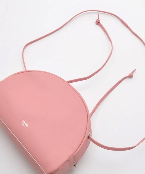 blancle(ブランクレ)の「blancle SMOOTH HALF CIRCL SH(ショルダーバッグ・レディース・タン/ピンク/ブラック・FREE)」の3枚目の写真