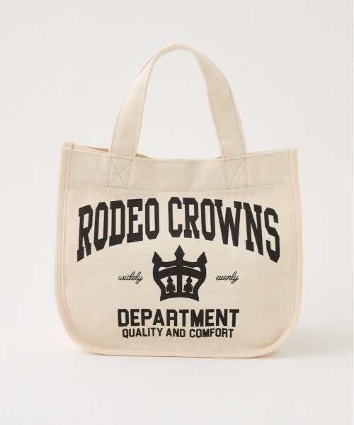 RODEO CROWNS WIDE BOWL（ロデオクラウンズワイドボウル）の「エコミニトートバッグ（トートバッグ・レディース・イエロー系その他/サックスブルー/ブラウン系その他/ブラック/マジェンタ/オフホワイト・FREE）」の2枚目の写真