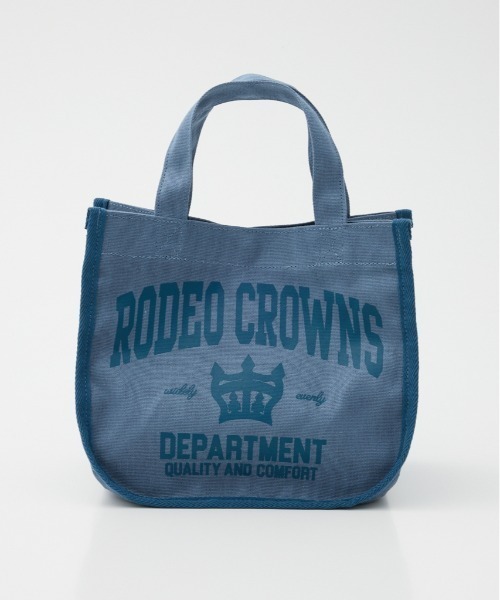 RODEO CROWNS WIDE BOWL（ロデオクラウンズワイドボウル）の「エコミニトートバッグ（トートバッグ・レディース・イエロー系その他/サックスブルー/ブラウン系その他/ブラック/マジェンタ/オフホワイト・FREE）」の5枚目の写真