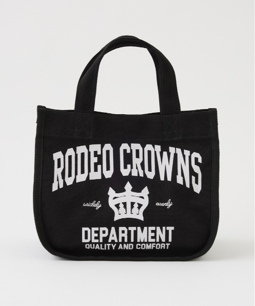 RODEO CROWNS WIDE BOWL（ロデオクラウンズワイドボウル）の「エコミニトートバッグ（トートバッグ・レディース・イエロー系その他/サックスブルー/ブラウン系その他/ブラック/マジェンタ/オフホワイト・FREE）」の3枚目の写真