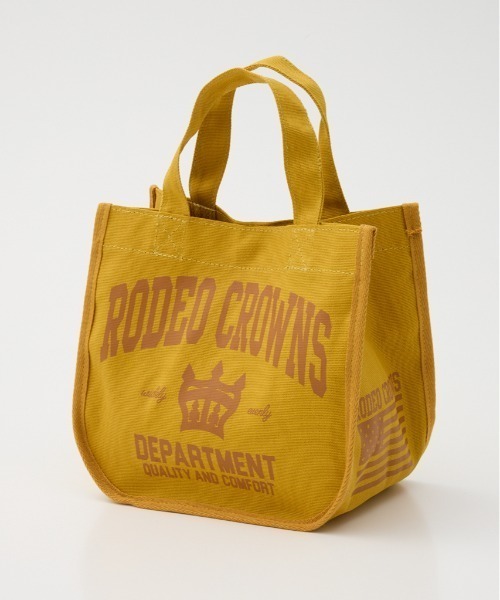 RODEO CROWNS WIDE BOWL（ロデオクラウンズワイドボウル）の「エコミニトートバッグ（トートバッグ・レディース・イエロー系その他/サックスブルー/ブラウン系その他/ブラック/マジェンタ/オフホワイト・FREE）」の14枚目の写真