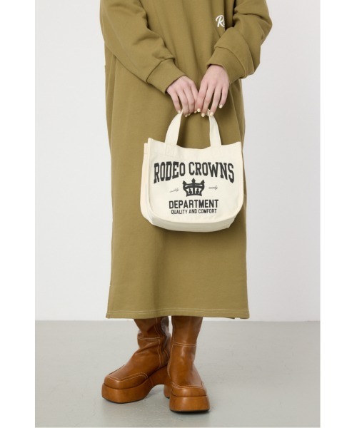 RODEO CROWNS WIDE BOWL（ロデオクラウンズワイドボウル）の「エコミニトートバッグ（トートバッグ・レディース・イエロー系その他/サックスブルー/ブラウン系その他/ブラック/マジェンタ/オフホワイト・FREE）」の13枚目の写真