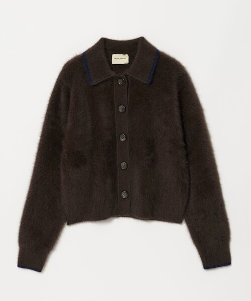 フォックスカシミヤ ニットポロ カーディガン（カーディガン/ボレロ