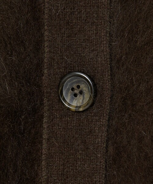 UNITED ARROWS（ユナイテッドアローズ）の「フォックスカシミヤ ニットポロ カーディガン（カーディガン/ボレロ・レディース・その他2/ダークブラウン/グレー・FREE）」の18枚目の写真