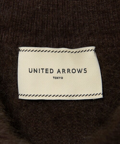UNITED ARROWS（ユナイテッドアローズ）の「フォックスカシミヤ ニットポロ カーディガン（カーディガン/ボレロ・レディース・その他2/ダークブラウン/グレー・FREE）」の19枚目の写真