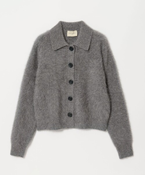 フォックスカシミヤ ニットポロ カーディガン（カーディガン/ボレロ
