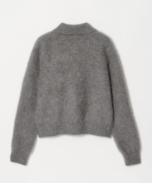 UNITED ARROWS（ユナイテッドアローズ）の「フォックスカシミヤ ニットポロ カーディガン（カーディガン/ボレロ・レディース・その他2/ダークブラウン/グレー・FREE）」の21枚目の写真