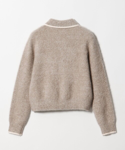 フォックスカシミヤ ニットポロ カーディガン（カーディガン/ボレロ