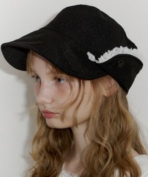 idem(イデム)の2way lace casquette / レース付き2wayキャスケット(キャスケット)