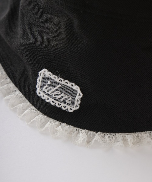 idem（イデム）の「2way lace casquette / レース付き2wayキャスケット（キャスケット・レディース・ブラック・FREE）」の21枚目の写真