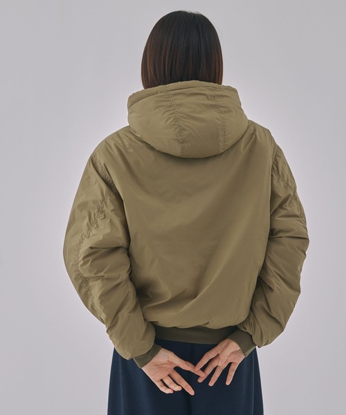 Russell Athleticラッセルアスレティック新品メンズ中綿ジャケットL Unblend】RUSSELL ATHLETIC / ラッセル アスレティック フード付き