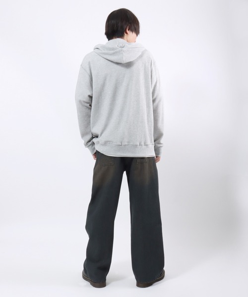 JEMORGAN（ジェーイーモーガン）の「JEMORGAN（ジェーイーモーガン）サーマルワッフルジップアップパーカー/長袖 無地 メンズ レディース ユニセックス（パーカー・メンズ・ブラック/ナチュラル/グレー・M/L/XL）」の19枚目の写真