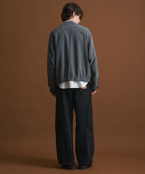 PUBLIC TOKYO フィブリルレーヨンライトブルゾン 01 フィブリルレーヨンライトブルゾン(1 DARK GREY): : メンズ｜PUBLIC