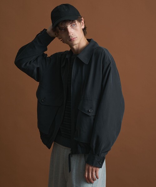 フィブリルレーヨンフライトブルゾン（ブルゾン）｜PUBLIC TOKYO