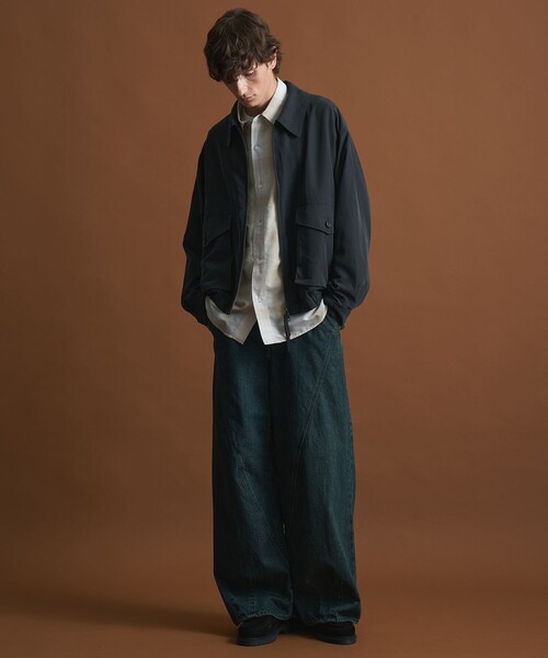 フィブリルレーヨンフライトブルゾン（ブルゾン）｜PUBLIC TOKYO