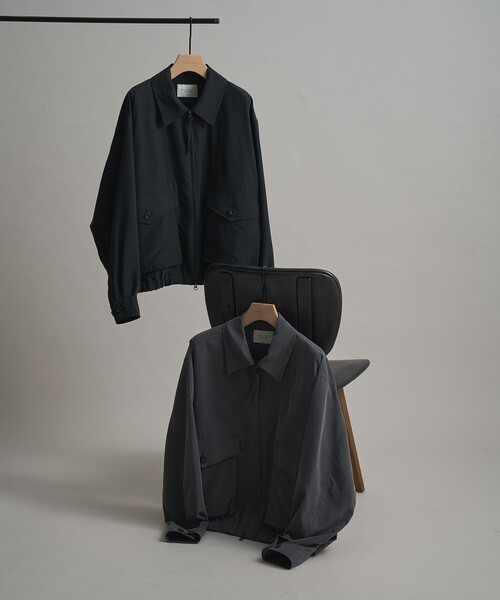 フィブリルレーヨンフライトブルゾン（ブルゾン）｜PUBLIC TOKYO