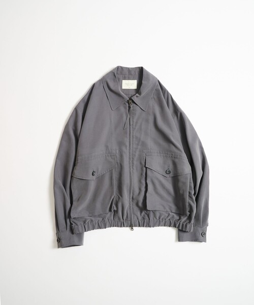 フィブリルレーヨンフライトブルゾン（ブルゾン）｜PUBLIC TOKYO