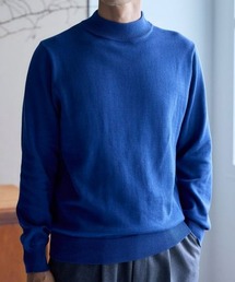 nissen（ニッセン）の「洗濯機OK！モックネックニット　<綿100%>　(M～10Lサイズ)（ニット/セーター）」