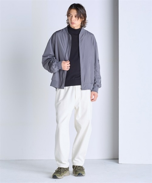 nissen（ニッセン）の「洗濯機OK！モックネックニット　<綿100%>　(M～10Lサイズ)（ニット/セーター・メンズ・ダークブルー/チャコール/グレイッシュベージュ/ブラック・M/L/LL/3L/4L/5L/6L/8L/10L）」の13枚目の写真