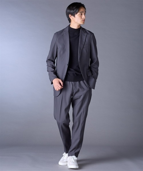 nissen（ニッセン）の「洗濯機OK！モックネックニット　<綿100%>　(M～10Lサイズ)（ニット/セーター・メンズ・ダークブルー/チャコール/グレイッシュベージュ/ブラック・M/L/LL/3L/4L/5L/6L/8L/10L）」の14枚目の写真