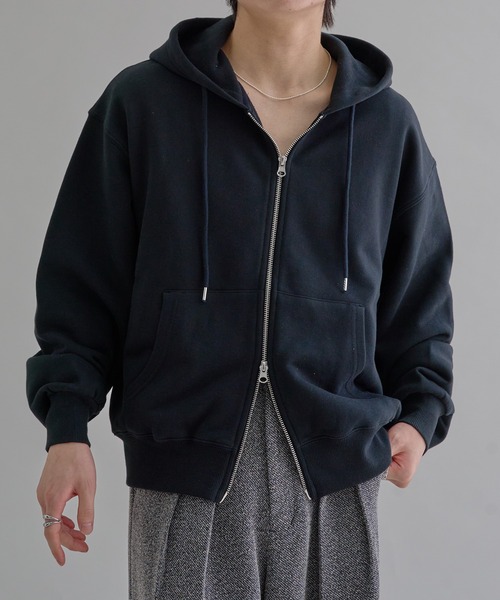 ヘビーウェイトダブルジップフーディー（パーカー）｜epnok