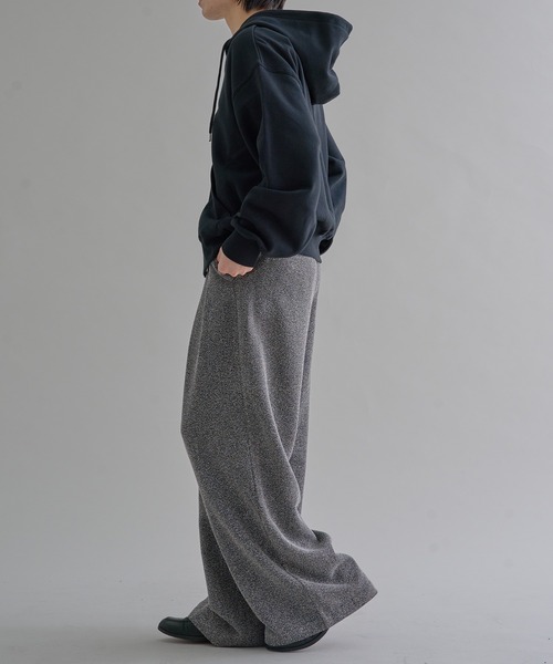 epnok(エプノック)の「ヘビーウェイトダブルジップフーディー(パーカー・メンズ・ブラック系その他/杢グレー/ブラック・SMALL/MEDIUM/LARGE)」の16枚目の写真