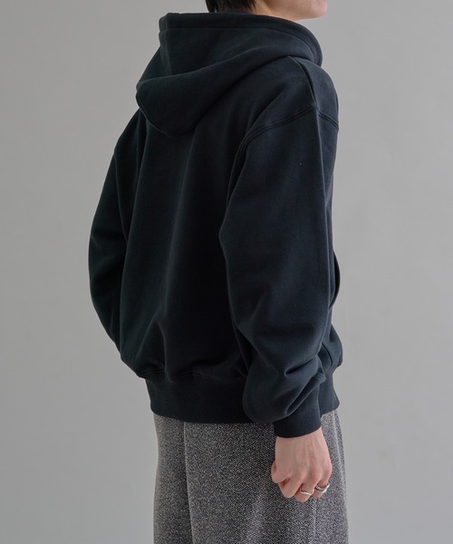 epnok(エプノック)の「ヘビーウェイトダブルジップフーディー(パーカー・メンズ・ブラック系その他/杢グレー/ブラック・SMALL/MEDIUM/LARGE)」の6枚目の写真