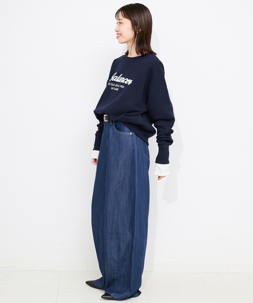 SLOBE IENA(スローブイエナ)の「Balancerスウェット(スウェット・レディース・ネイビー/グレー・FREE)」の15枚目の写真