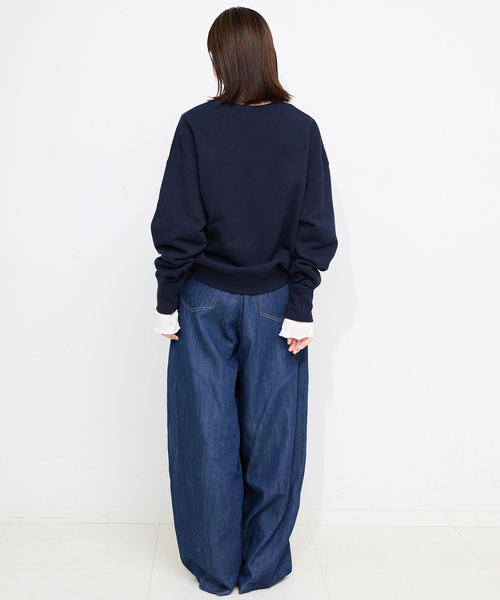 SLOBE IENA(スローブイエナ)の「Balancerスウェット(スウェット・レディース・ネイビー/グレー・FREE)」の16枚目の写真