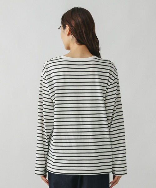 Fffit エフィット/天竺ボーダーTシャツ長袖/580823（Tシャツ