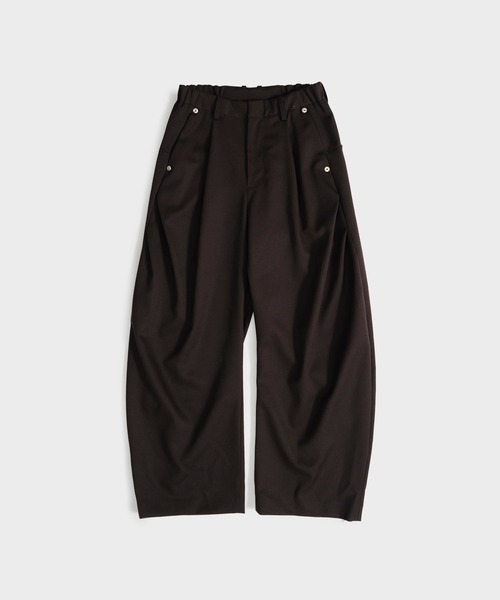 CURVE LEG TROUSERS GABA（スラックス）｜CONZ（コンズ）の