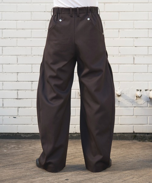 conz CURVE LEG TROUSERS GABA ストライプ サイズ1 CURVE LEG TROUSERS GABA(1 STRIPE): CONZ: MENS｜CONZ ONLINE STORE