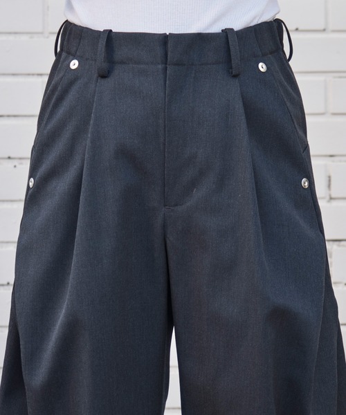 CURVE LEG TROUSERS GABA（スラックス）｜CONZ（コンズ）の