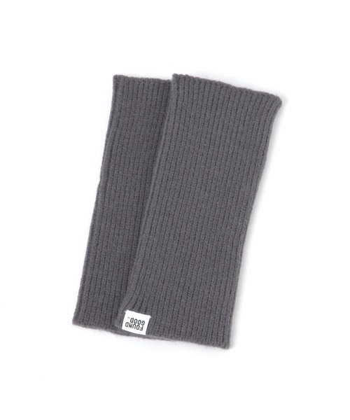 FOUND GOOD（ファウンドグッド）の「ニットアームウォーマー（アームカバー・レディース・ブルー系5/グレー系8/オレンジ系5/ブラック・FREE）」の3枚目の写真