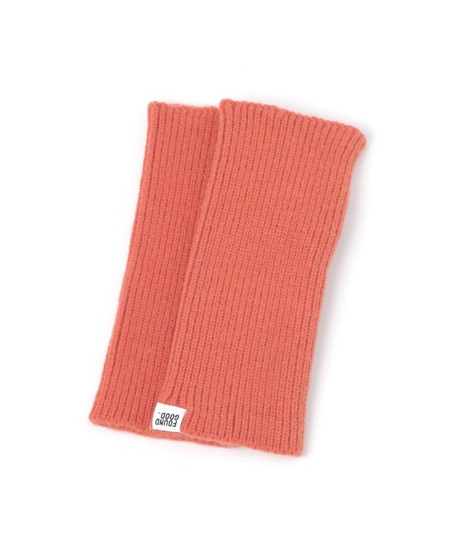 FOUND GOOD（ファウンドグッド）の「ニットアームウォーマー（アームカバー・レディース・ブルー系5/グレー系8/オレンジ系5/ブラック・FREE）」の4枚目の写真